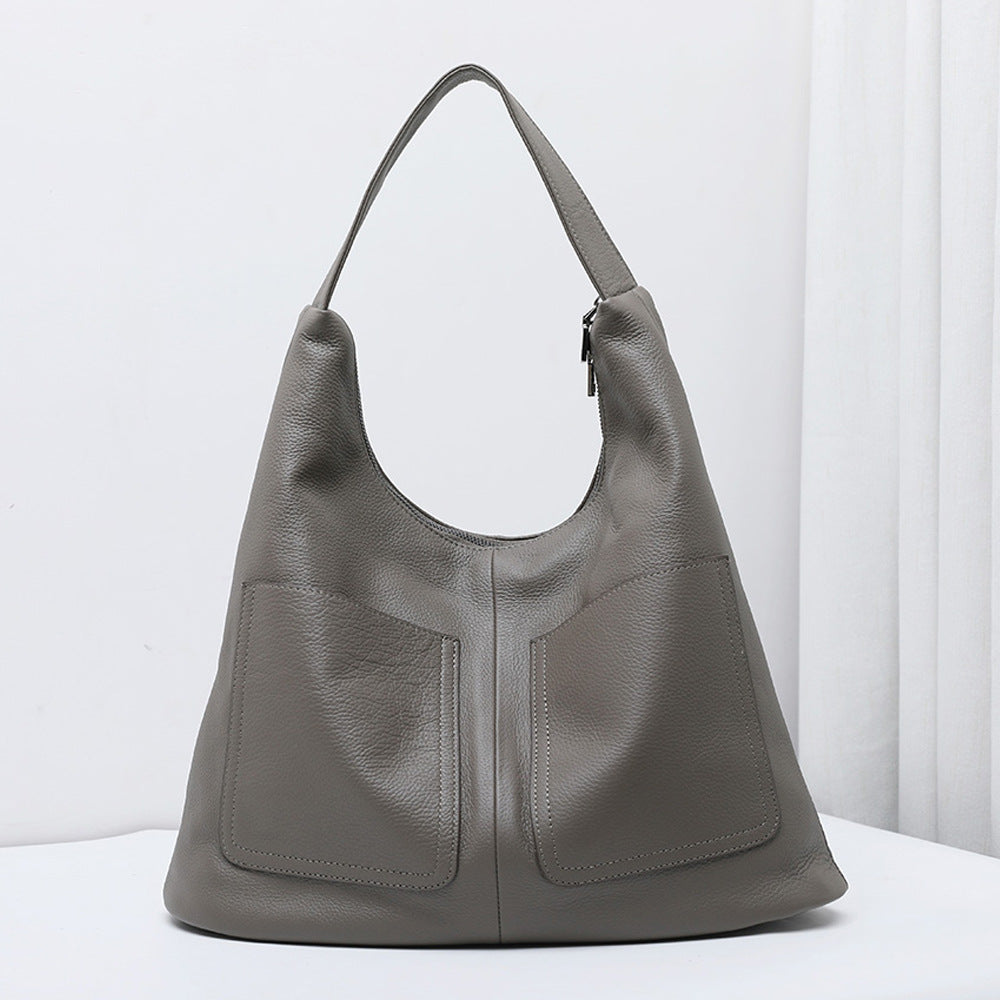 Leather Bucket Bag