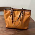 Leather Shoulder Bag 456