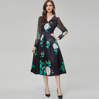 Black Printed Dress II
