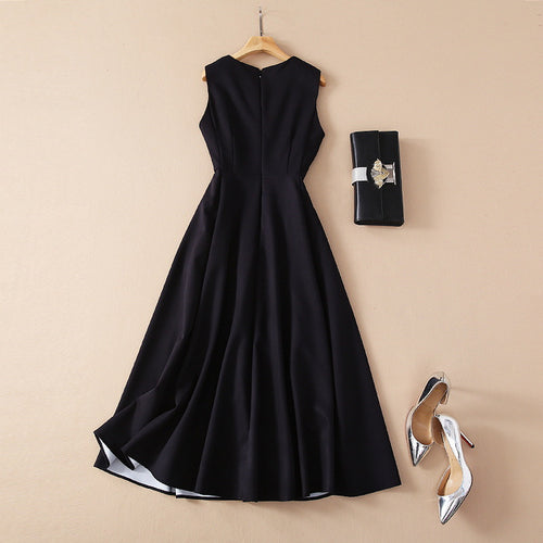 Black Flower Dress