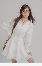 White Tassel Dress