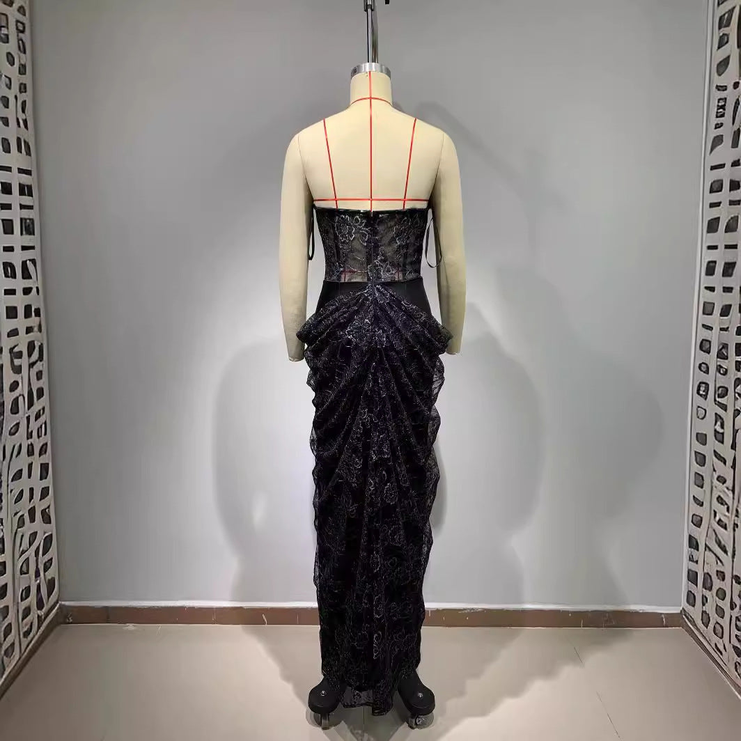 Black Lace Dress VII
