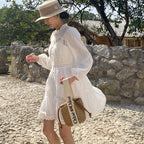 White Long Sleeve Dress II