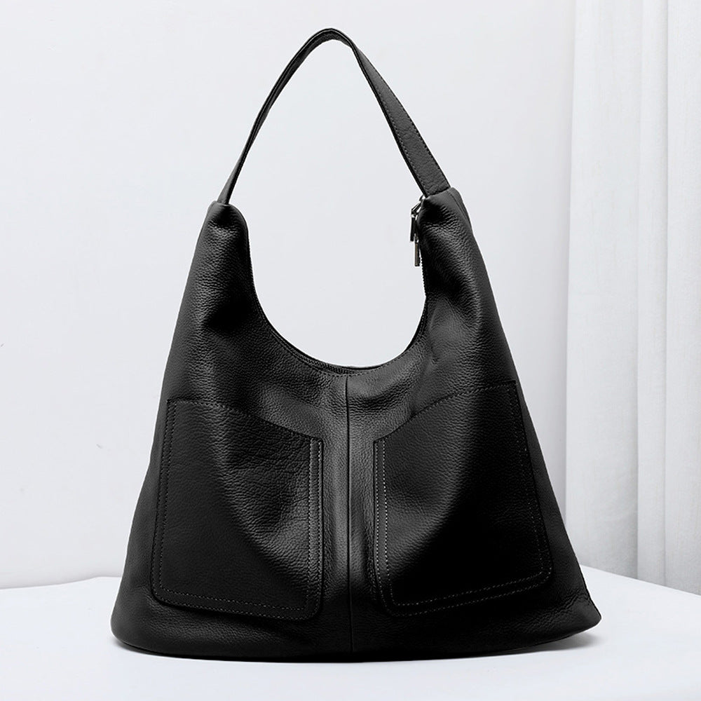 Leather Bucket Bag