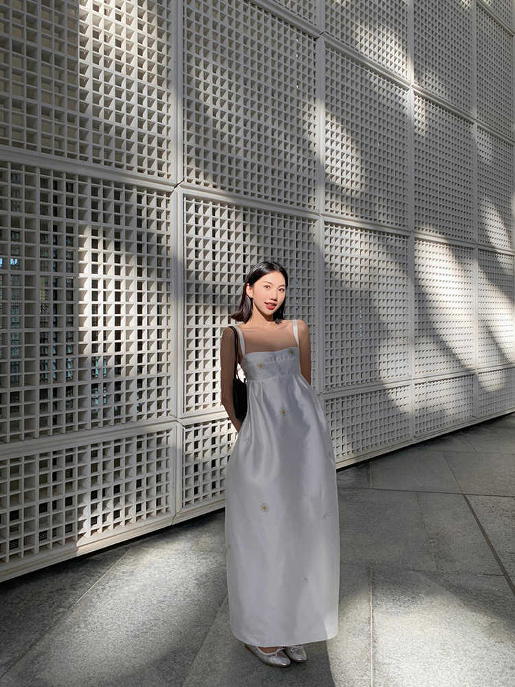 White Printed Dress II