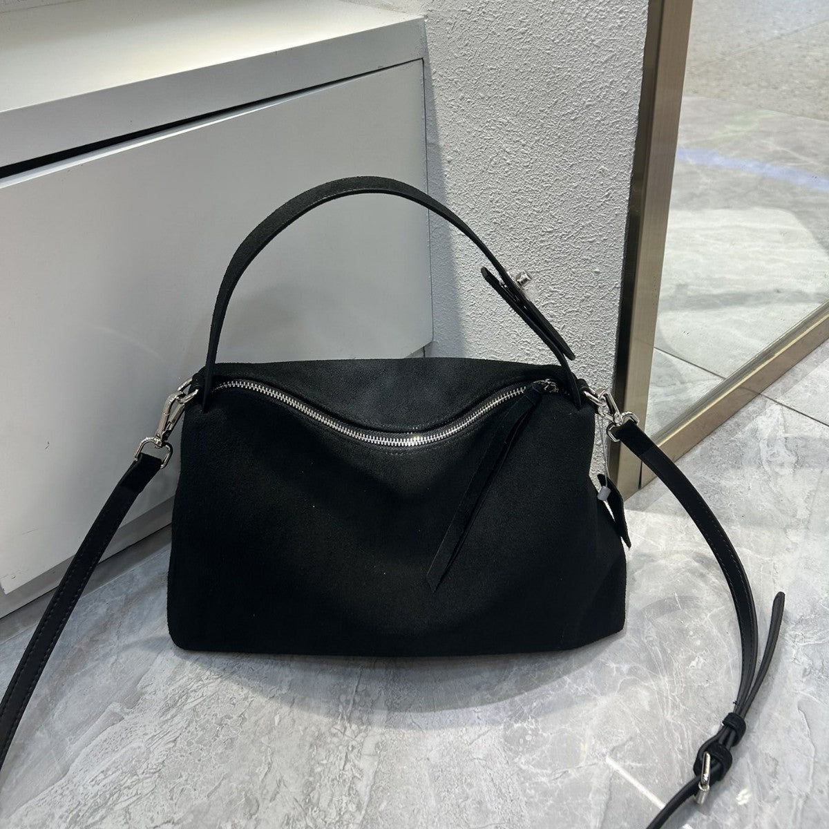 Cowhide Crossbody Bag V