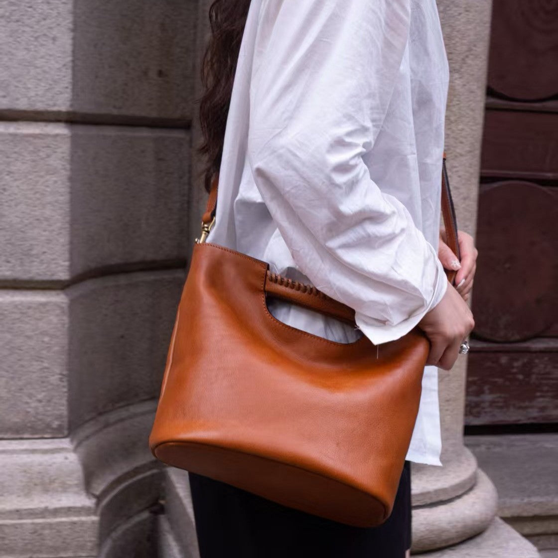 Leather Crossbody Bag 337