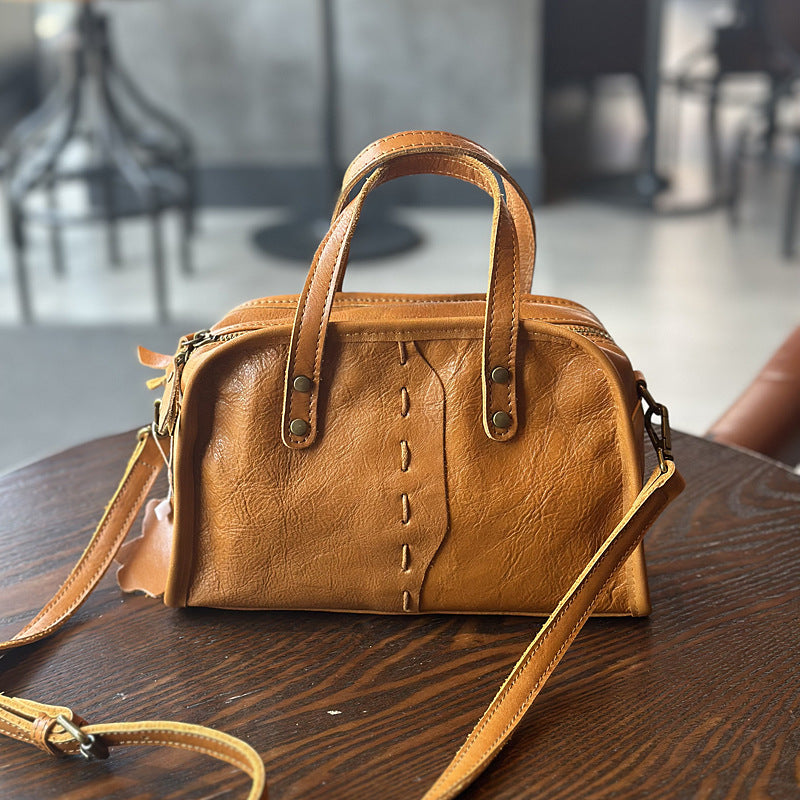 Leather Crossbody Bag 7708