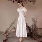 White Satin Dress III
