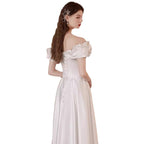 White Satin Dress III