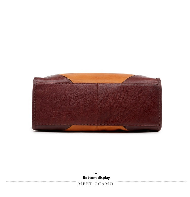 Leather Shoulder Bag 8073