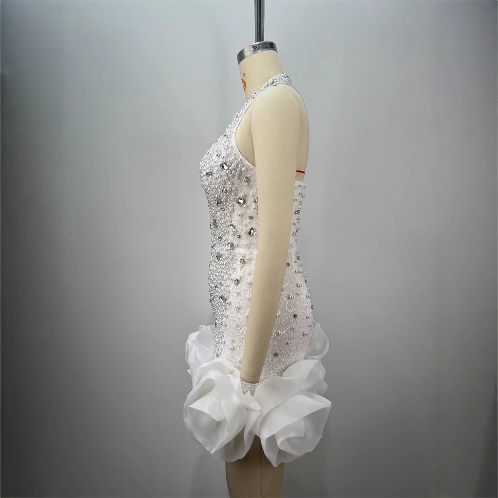 White Mesh Dress III