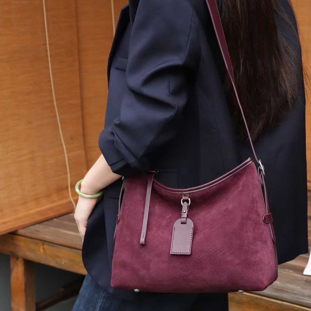 Leather Shoulder Bag VI
