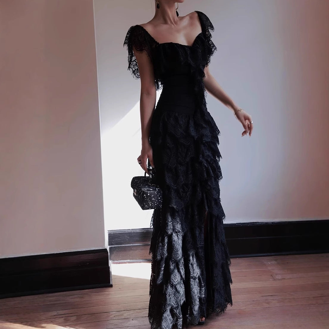 Black Lace Dress