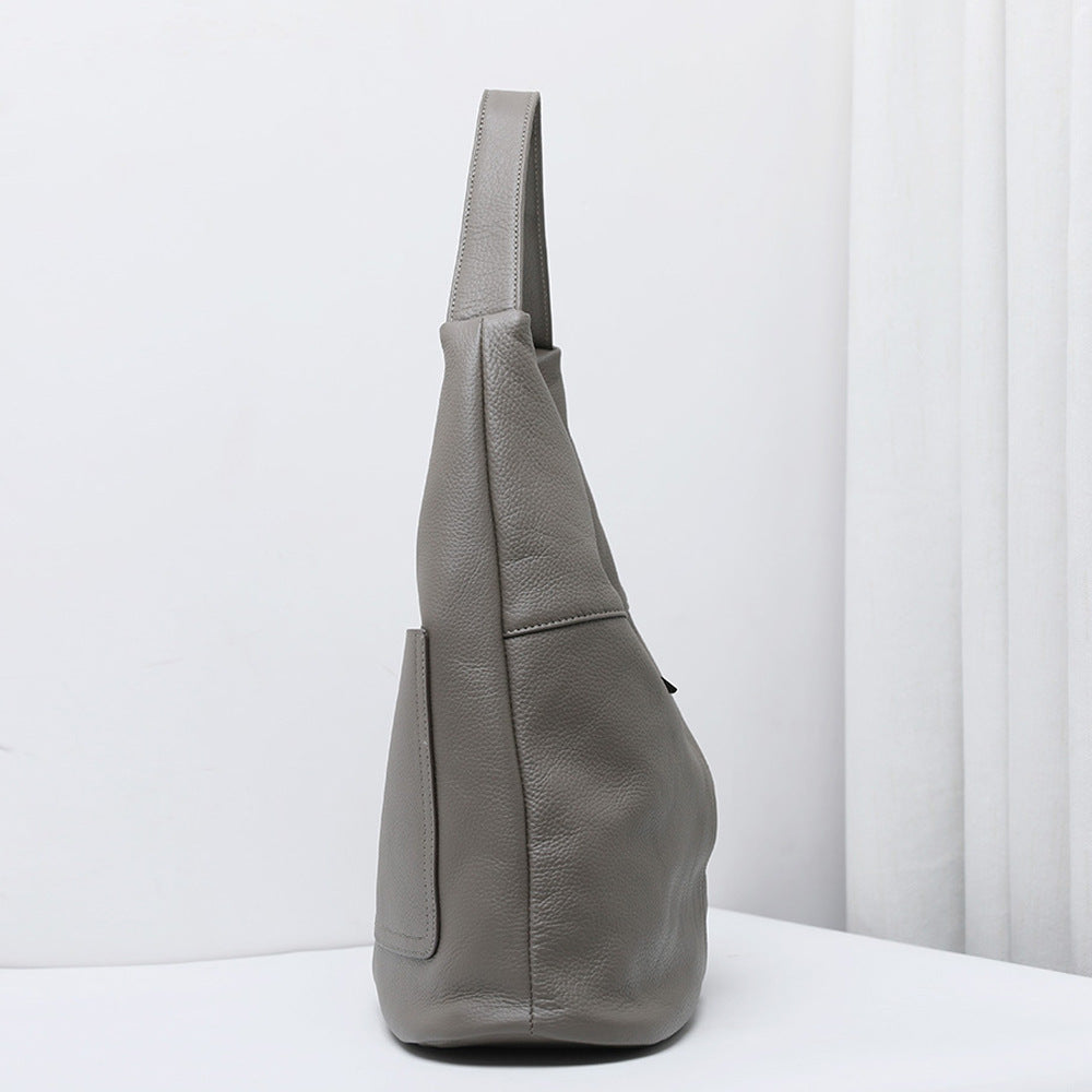 Leather Bucket Bag