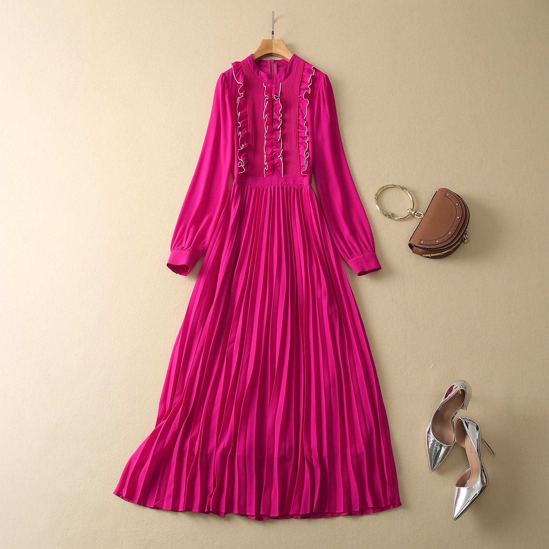 Pleated Dress IV