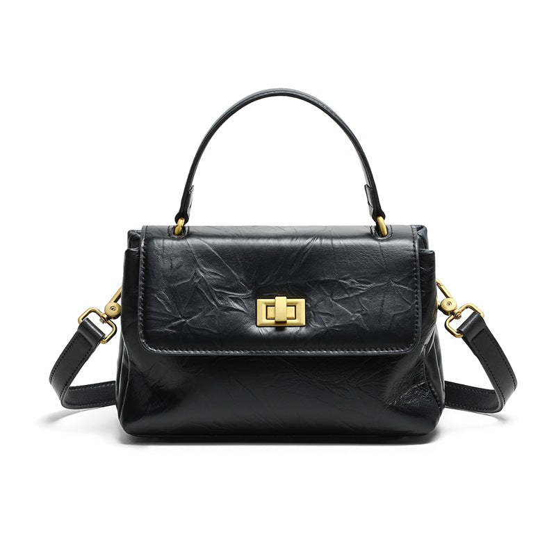 Leather Crossbody Bag 496