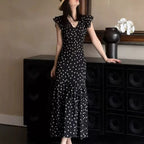 Black Polka Dot Dress