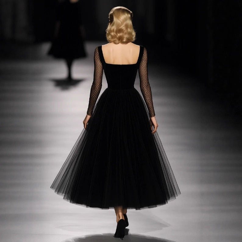 Black Gauze Dress