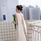 White Satin Dress II