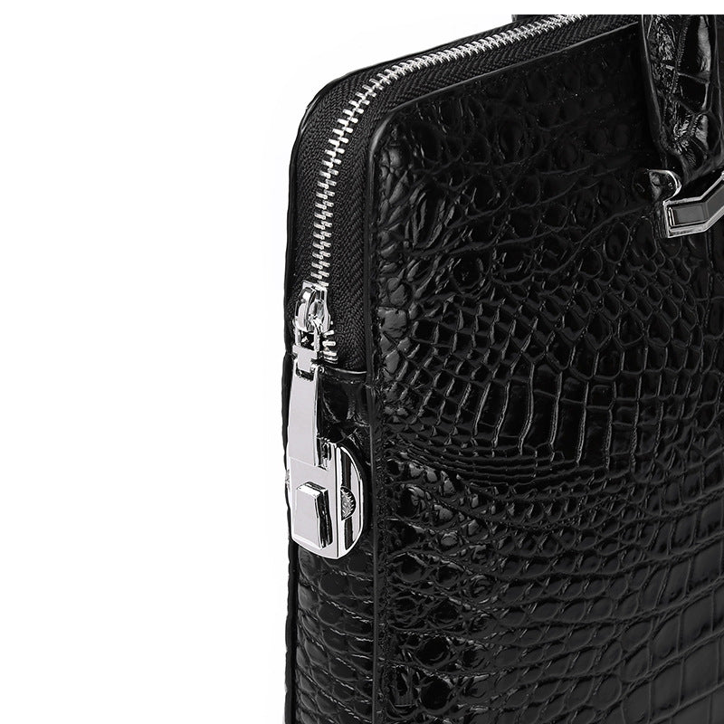 Men's Crocodile Belly Bag