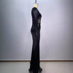 Black Beaded Dress