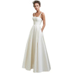 White Satin Dress V