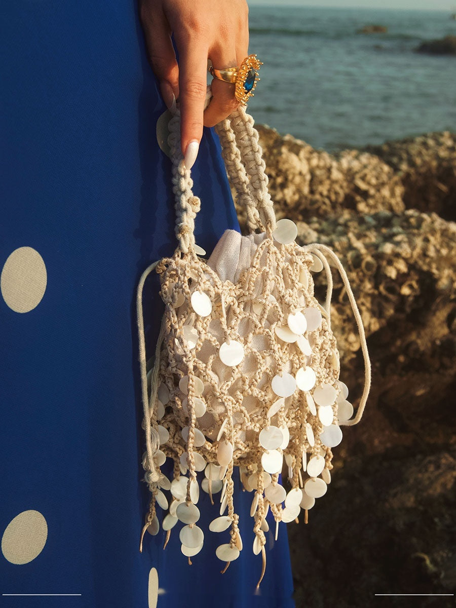 Woven Clutch Bag