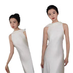 White Satin Dress II
