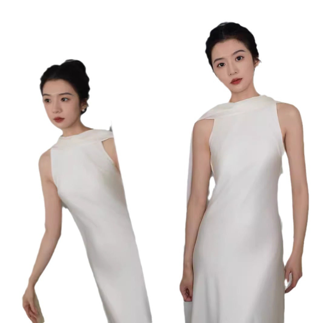 White Satin Dress II