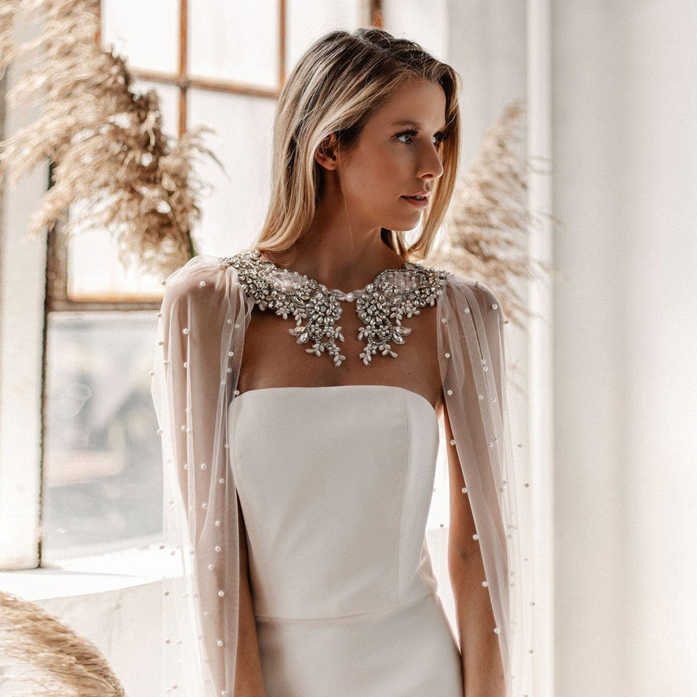 Bridal Cloak White