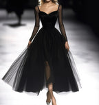 Black Gauze Dress