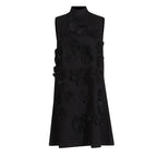 Short Stand-up Collar Dress