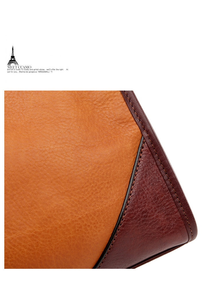 Leather Shoulder Bag 8073