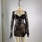 Black Lace Dress IV