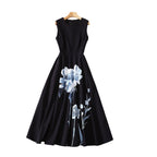Black Flower Dress