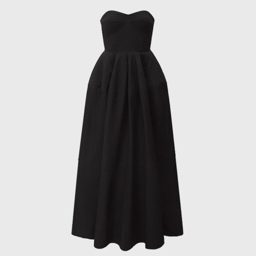 Black Tube Top Dress