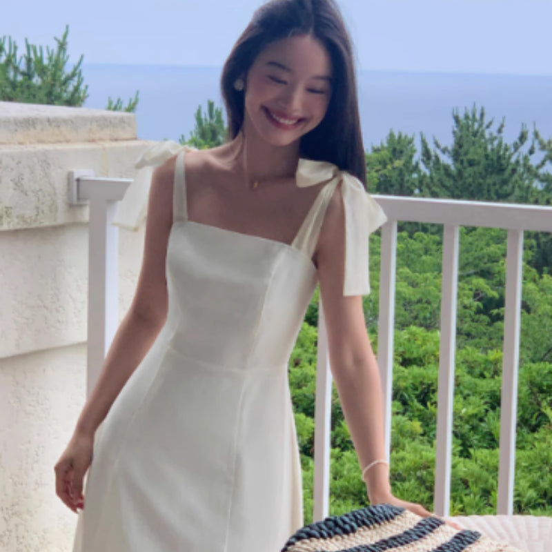 White Strapless Dress
