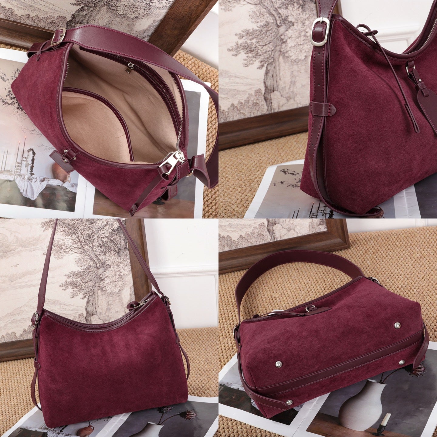 Leather Shoulder Bag VI