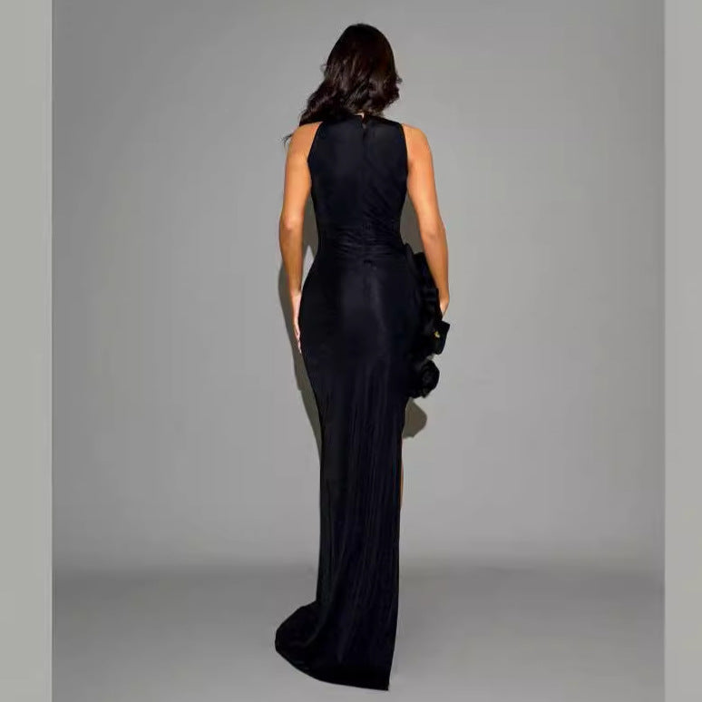 Black Three-Dimensional Dress