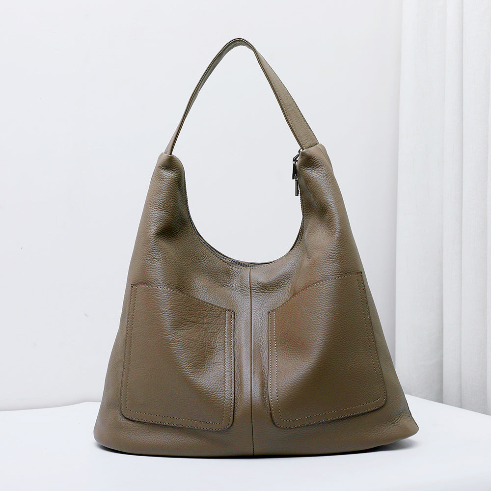 Leather Bucket Bag