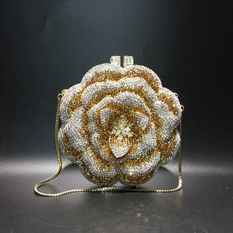Rose Metal Dinner Bag