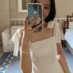 White Strapless Dress