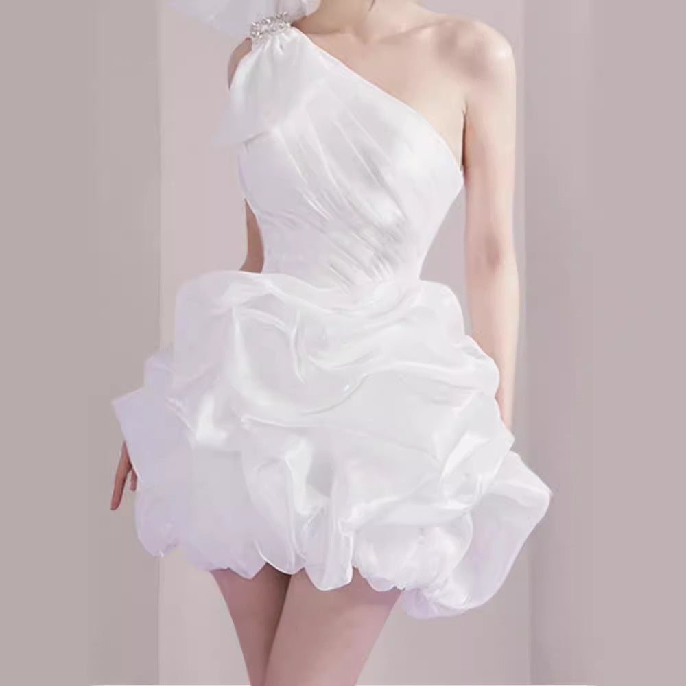 White Short Dress