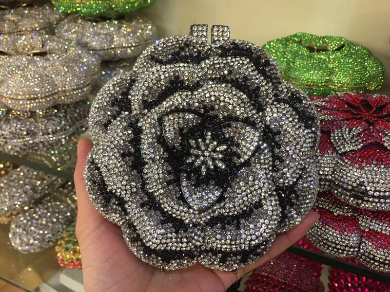 Rose Metal Dinner Bag