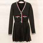 Black V-Neck Dress