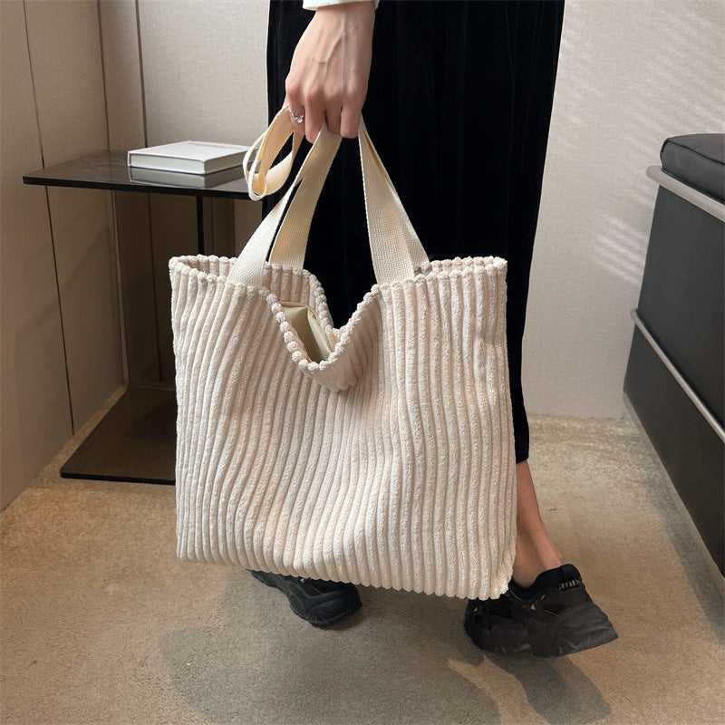 Japanese College Corduroy Bag