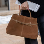 Suede Crossbody Bag