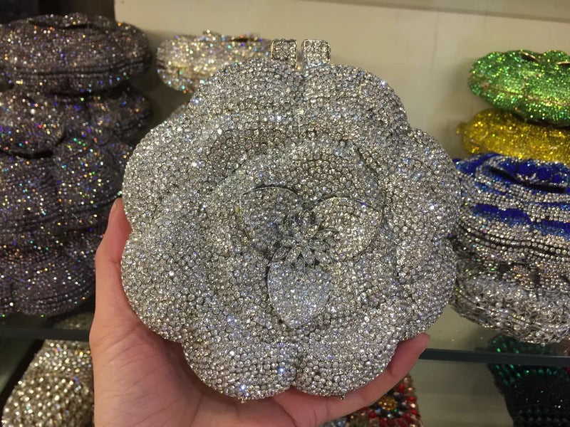 Rose Metal Dinner Bag