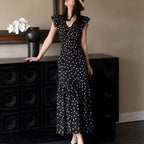 Black Polka Dot Dress